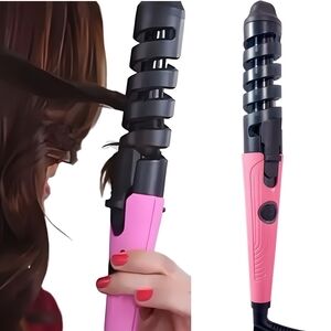 Pink Spiral Curling Iron